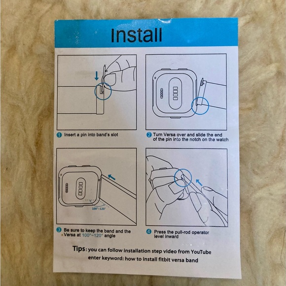 Set of 3 Versa 3 watch bands (Last chance) - Picture 4 of 5